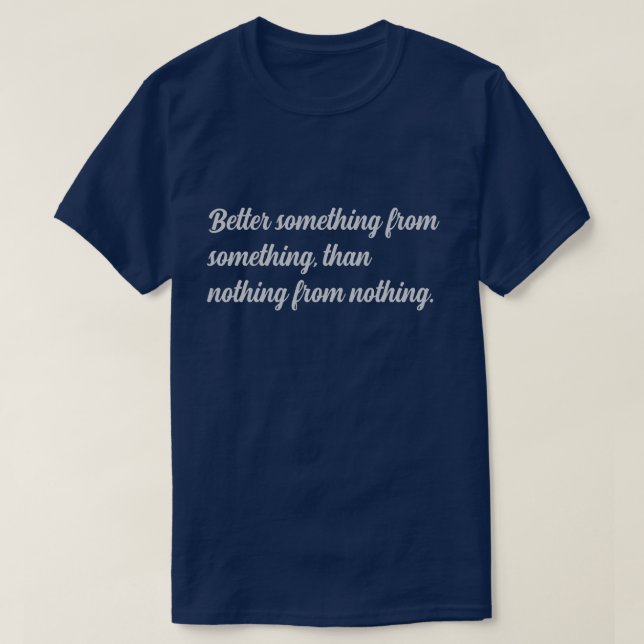 Camiseta Clássico Melhor Algo de Algo (Frente do Design)