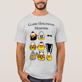 Camiseta Clássico Monstros de Hollywood Candy Corn