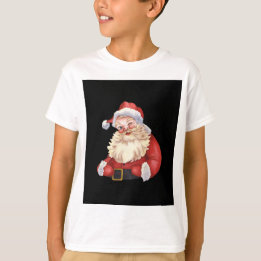 Camiseta Clássico Natal do Papai Noel"