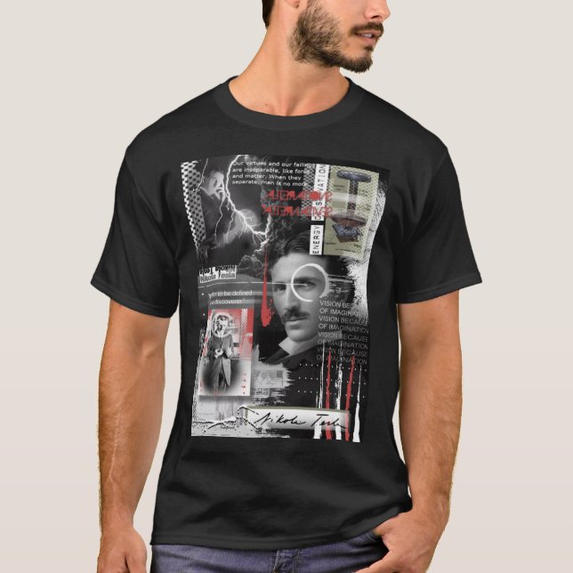 Camiseta Clássico NIKOLA TESLA592png592 (Frente)