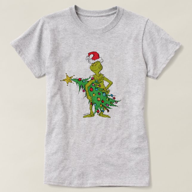 Camiseta Clássico O Grinch | Malvado (Frente do Design)