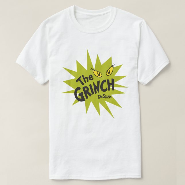 Camiseta Clássico O Grinch | Starburst Verde (Frente do Design)