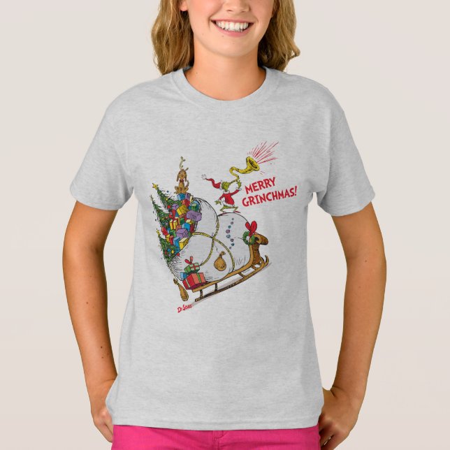 Camiseta Clássico O Grpolegadas | Grinchmas Felizes! (Frente)