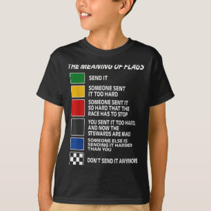 Camiseta Clássico O Significado Das Bandeiras De Corrida Mo