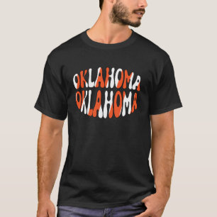 Camiseta Clássico Oklahoma Okla State Design de Estilo de U