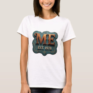 Camiseta Clássico Ouro ME EST 1978 Citação Design