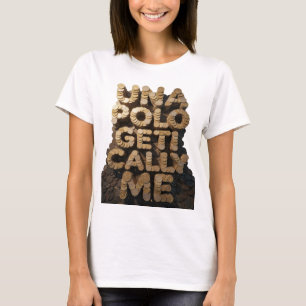Camiseta Clássico Ouro PEGUE ISSO ME LIGUE Design Personali