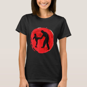 Camiseta Clássico Pai e Filho Caratê Jiu Jitsu Brasileiro