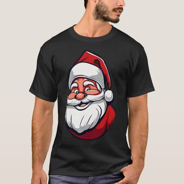Camiseta Clássico Papai Noel (Frente)