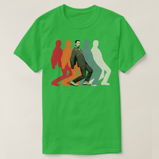 Camiseta Clássico Pee Wee Herman Baseball TShirt (Frente do Design)