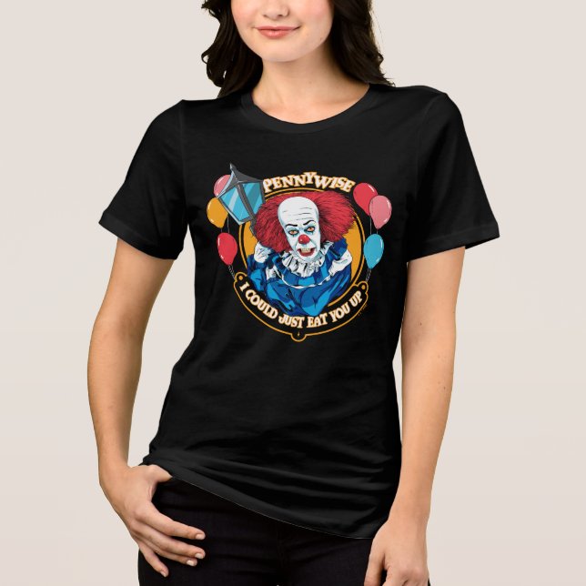 Camiseta Clássico Pennywise - Eu Posso Simplesmente Te Come (Frente)