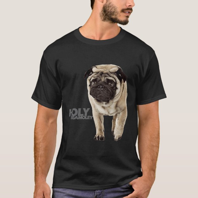 Camiseta Clássico pugamoley sagrado 304 (Frente)