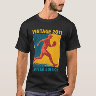 Camiseta Clássico Retro Vintage 2011 Amante de Beisebol Edi