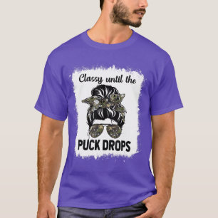 Camiseta Clássico Sangrado Até Que O Puck Cai Na Diversão D