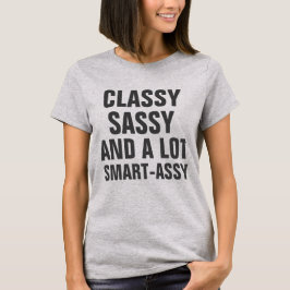 Camiseta Clássico Sassy e Muito Inteligente Assy, Luz Engra