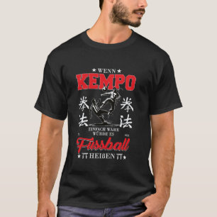 Camiseta Clássico Se Kempo Karate fosse fácil, seria cal