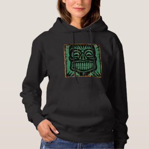 Camiseta Clássico Tiki Time Tiki God Totem, Tiki Head, Hawa