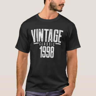 Camiseta Clássico Vintage 1998 1