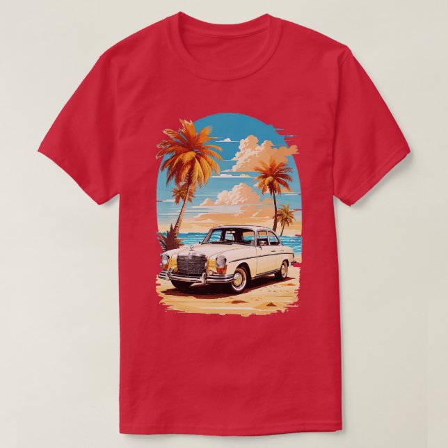 Camiseta Clássico Vintage MercedesBenz (Frente do Design)