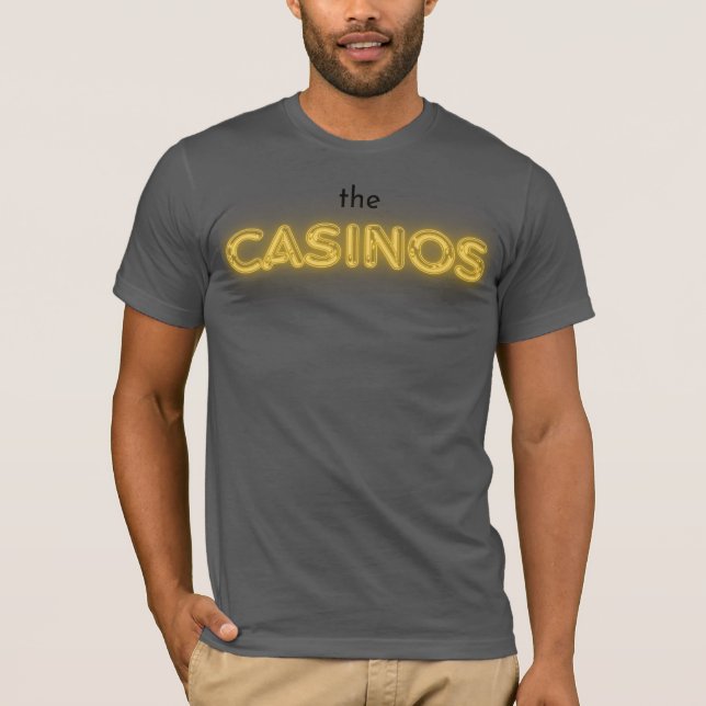 Camiseta Clássicos Doo-Wop dos Casinos 1960 - Camisa-T (Frente)