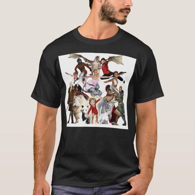 Camiseta Clássicos literários e caráteres imaginários (Frente)