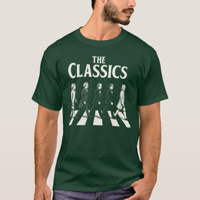Camiseta Clássicos Música Clássica Engraçada Compositor Par (Frente)