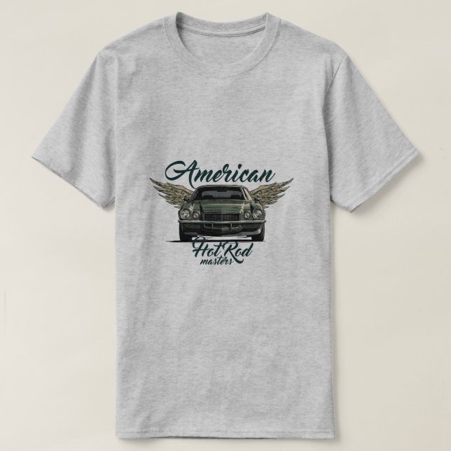 Camiseta Clássicos Retro de Carros Lendas da Estra (Frente do Design)
