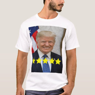 Camiseta Classificação de Aprovação do Presidente Donald Tr