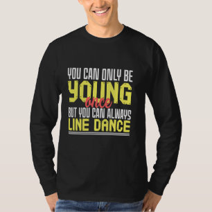 Camiseta Classificação Profissional de Dança de Linha Count