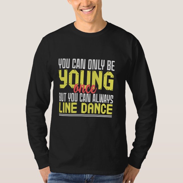 Camiseta Classificação Profissional de Dança de Linha Count (Frente)