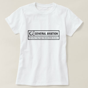 Camiseta Classificado G para Aviação Geral