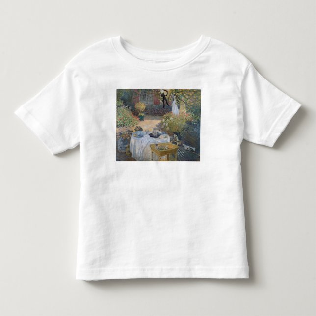 Camiseta Claude Monet | Almoço: Jardim do Monet Argenteuil (Frente)