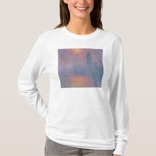Camiseta Claude Monet   as casas do parlamento, Londres