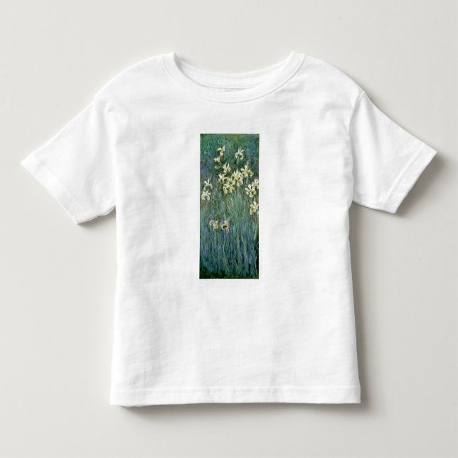 Camiseta Claude Monet | as íris amarelas (Frente)