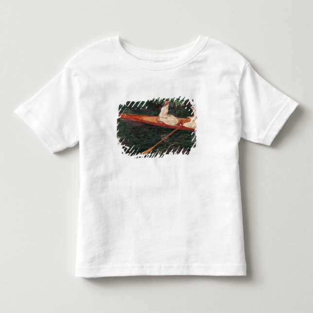 Camiseta Claude Monet | Barco do rio Epte (Frente)