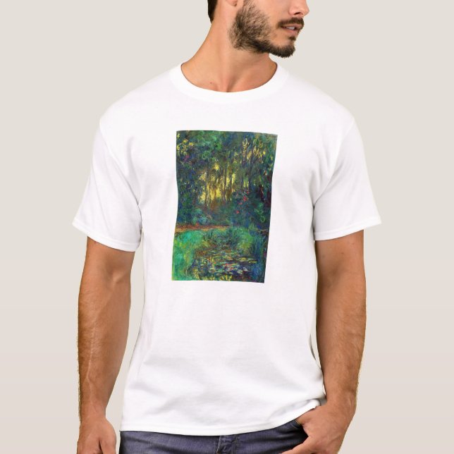 Camiseta Claude Monet - Canto de um Pond com Lírios (Frente)