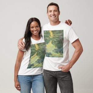 Camiseta Claude Monet Classic Painting, Waterlily (1907)