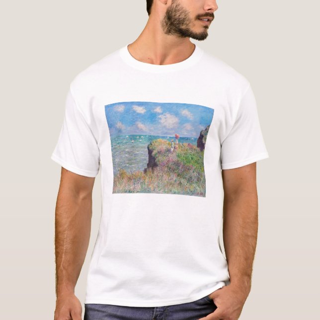 Camiseta Claude Monet - Cliff Walk em Pourville (Frente)