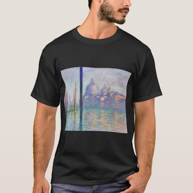 Camiseta Claude Monet - Grande Canal, Veneza (Frente)