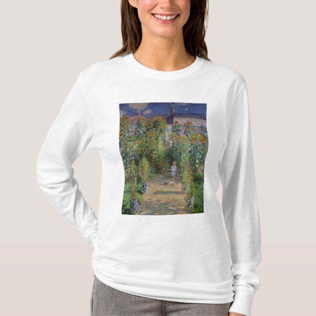 Camiseta Claude Monet | Jardim do Artista em Vetheuil (Frente)