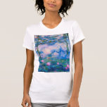 Camiseta Claude Monet - Lírios Água 1919<br><div class="desc">Claude Monet - Lírios Água 1919 . Uma pintura artística famosa.</div>