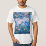 Camiseta Claude Monet - Lírios Água 1919<br><div class="desc">Claude Monet - Lírios Água 1919 . Uma pintura artística famosa.</div>