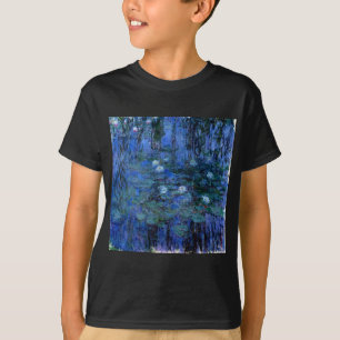 Camiseta Claude Monet Lírios de Água Azuis