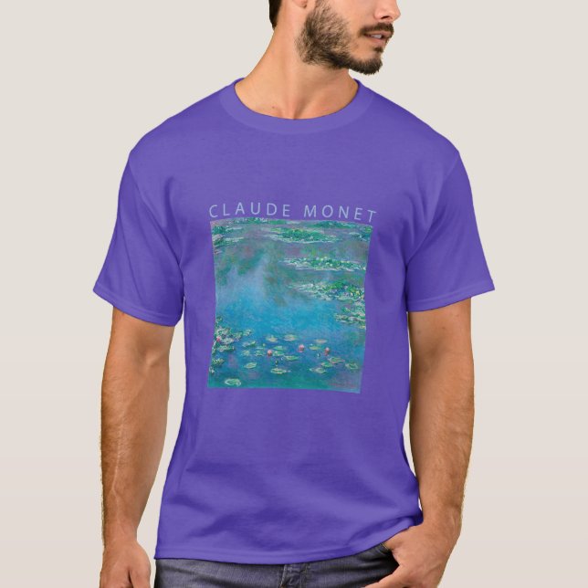 Camiseta Claude Monet Lírios de Água Divertidos Impressioni (Frente)