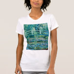 Camiseta Claude Monet - Lírios De Água E Ponte Japonesa<br><div class="desc">Claude Monet - Lírios De Água E Ponte Japonesa (1899)</div>