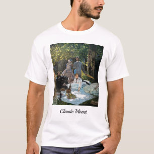 Camiseta Claude Monet - Luncheon sobre a grama, Painel da D