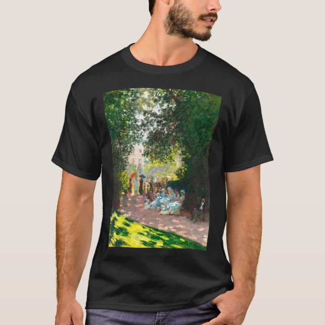 Camiseta Claude Monet Menina com CachorroMonet (Frente)