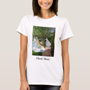 Camiseta Claude Monet - Mulheres no Jardim