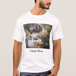 Camiseta Claude Monet - O Almoço, painel decorativo