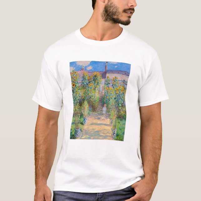 Camiseta Claude Monet - O Jardim do Artista em Vetheuil (Frente)